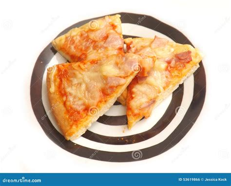verse pizza stock foto image  voedsel plakken kaas