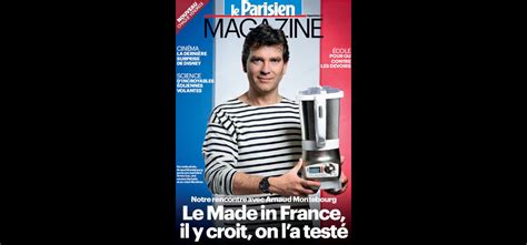 photo arnaud montebourg pose en marinière pour le parisien magazine