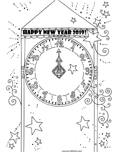 year coloring pages  print  year coloring pages