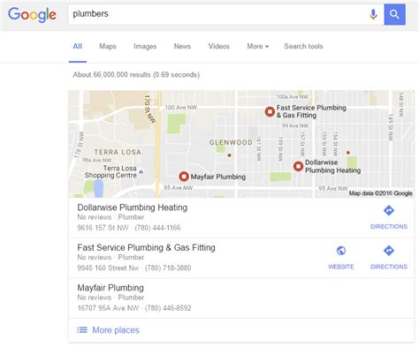 local search ranking factor