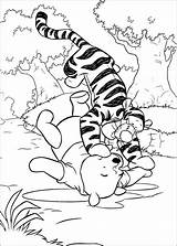 Winnie Pooh Puuh Malvorlagen Ausmalbilder Tigrou Desenhos Jouent Ludinet Ourson Cartoon Colorat Planse sketch template