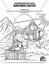 Coloring Hebrews Pages Faith School Sunday Saving Salvation Getdrawings Template sketch template