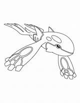 Coloring Kyogre Pages Rayquaza Popular Print sketch template