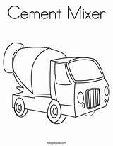Truck Mixers Twistynoodle sketch template