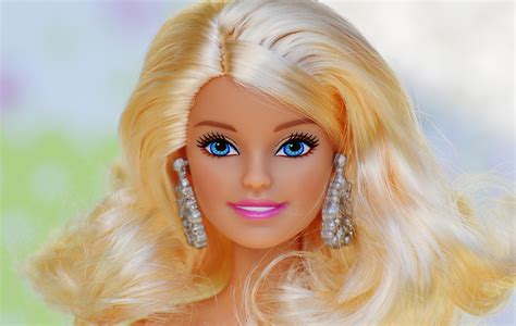barbie doll closeup  image