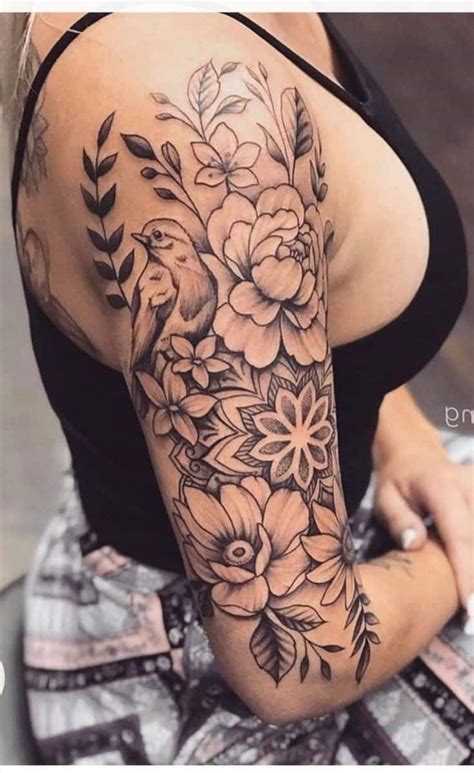 Details More Than 84 Flower Half Sleeve Tattoo Drawings Super Hot