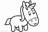 Coloring Unicorn Pages Baby Printable Adults Kids sketch template