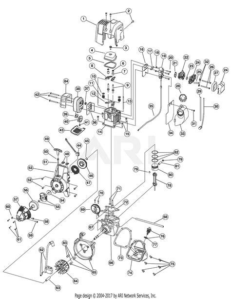 troy bilt tbco adog adog tbco parts diagram  engine