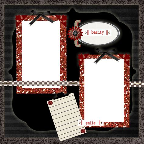 red black  white photo frames  tags    holiday cards