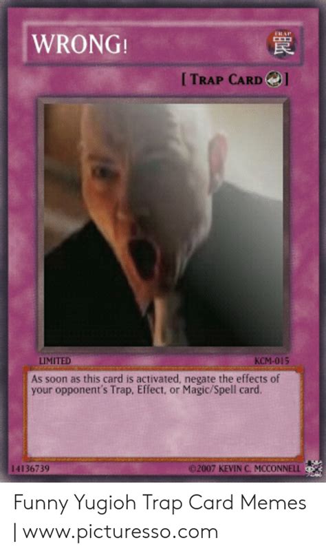 yugioh trap card meme no u