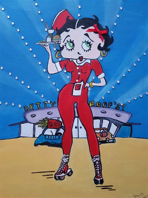 betty boop  gems tracey stebbings artwork