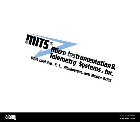 micro instrumentation  telemetry systems rotated logo white background  stock photo alamy