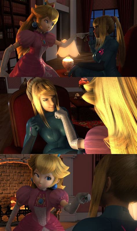 Peach And Samus Aware By Fwcolbert On Deviantart Lo Que