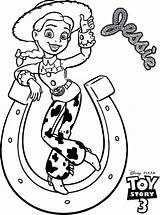 Toy Jessie Story Coloring Pages Disney Clipart Printable Color Christmas Birthday Horseshoe Cowgirl Kids Library Popular Getcolorings Girl Cowboy Colornimbus sketch template