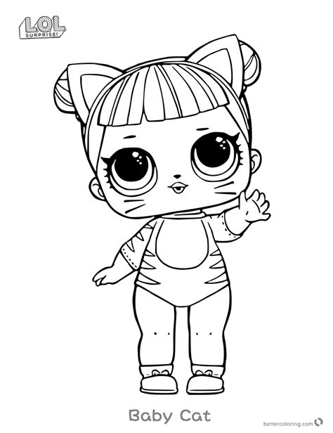 lol surprise doll coloring pages printable