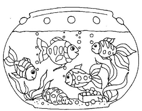 fish  fish tank coloring page netart peixe