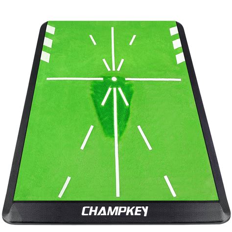 champkey tracker pro impact golf hitting mat analysis swing path  correct hitting posture