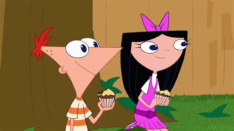 image phineas and isabella eating muffins phineas and ferb wiki