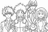 Coloring Pages Hero Anime Academia Todoroki Printable Shouto Drawing Print Choose Board Manga Character Drawings sketch template