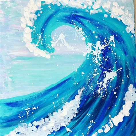 ocean wave art lesson grade   art teacher  la