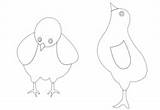 I2clipart Chickens sketch template
