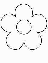 Easy Coloring Pages Flower Simple Drawing Flowers Head Drawings Draw Rocks Sketch Potato Mr Template sketch template