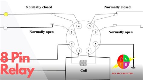 timer relay schematic diagram