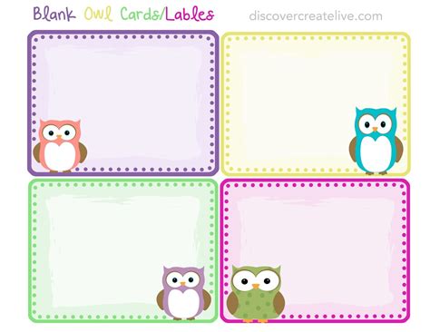 printable owl labels printable word searches
