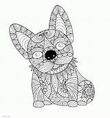 Coloring Animal Pages Mandala Adults Printable Animals Dog Print Colouring Adult Look Other sketch template