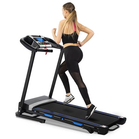 electric folding treadmill  incline walking running jogging fitness machine heavy duty