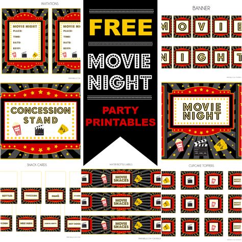 night party printables  printabelle catch  party