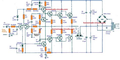 diy solid state guitar amp schematics wiring digital  schematic