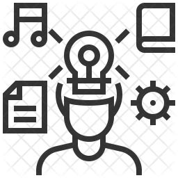 intellectual icon   style   svg png eps ai icon