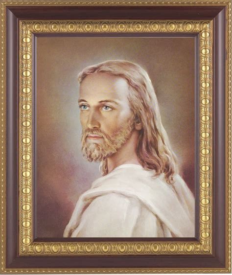 frame portrait  jesus framed print