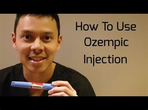 administer  ozempic injection doctor explains youtube