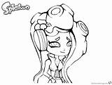 Splatoon Marina Octoling Callie Squid Colouring Inkling Magz Archivioclerici Bettercoloring Ausmalen V47 sketch template