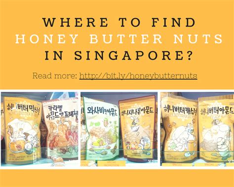 find honey butter nuts  singapore mitsueki