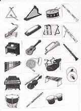 Instrumentos Musicais Musicales Colorear Dmusicalizando Coloringcity sketch template