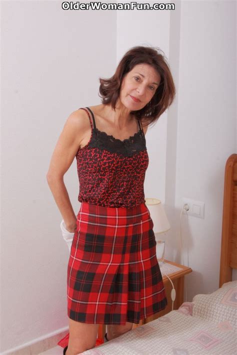 54 year old granny emanuelle trying new lingerie and pantyhose photo album by older woman fun