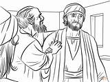 Ananias Saul Paulus Becomes Pablo Sauls Supercoloring Silas Biblia Timoteo sketch template