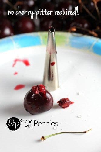 How To Pit Cherries Without A Cherry Pitter Spend With Pennies