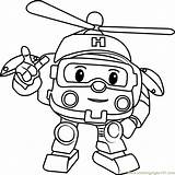 Coloring Robocar Poli Helly Pages Cartoon Coloringpages101 Terry Pdf Printable Series sketch template
