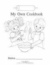 Cookbook Cover Children Title sketch template