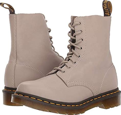 dr martens leather  pascal virginia taupe virginia boots  brown lyst