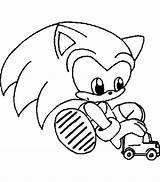 Sonic Coloring Pages Baby Print Knuckles Robotnik sketch template