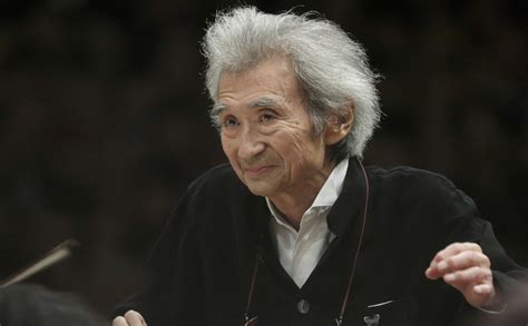 Conductor Seiji Ozawa Returns To Podium At Age 87