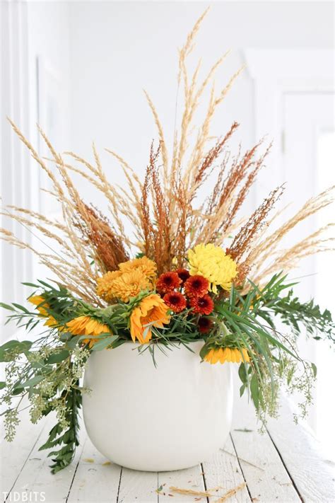 how to layer a fall floral arrangement fall floral
