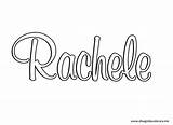 Rachele Nomi Stampare Nome Disegnidacolorare sketch template