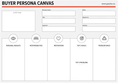 paper stationery buyer persona template canva  small business persona paper party supplies