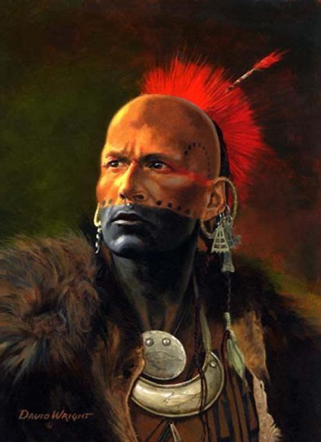 Ojibwa David Wright Native American Warrior Native American Tribes